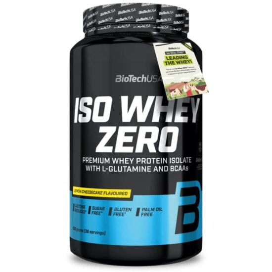 Протеин BIOTECHUSA IsoWhey Zero лимонный чизкейк, 908 г
