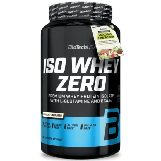 Proteina BIOTECHUSA IsoWhey Zero vanilie, 908 g