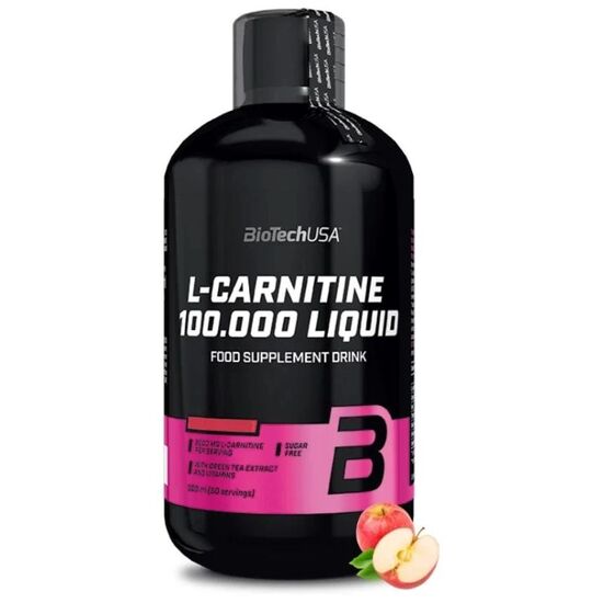 Supliment alimentar BIOTECHUSA L-carnitina 100.000 lichid mar, 500 ml