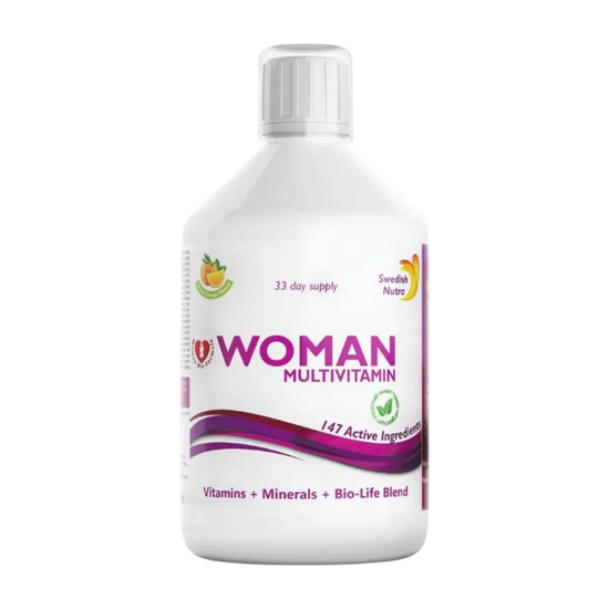 Woman Multivitamin SWEDISH NUTRA Мультивитамины для женщин, 500 мл