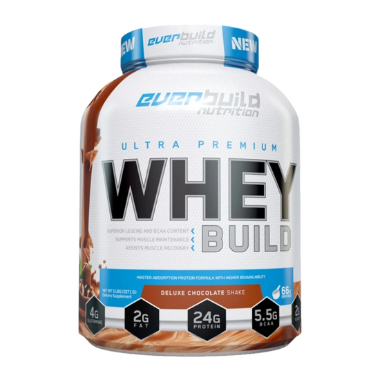 Протеин сывороточный EVERBUILD Ultra Premium Whey Build Chocolate, Шоколад, 2270 г
