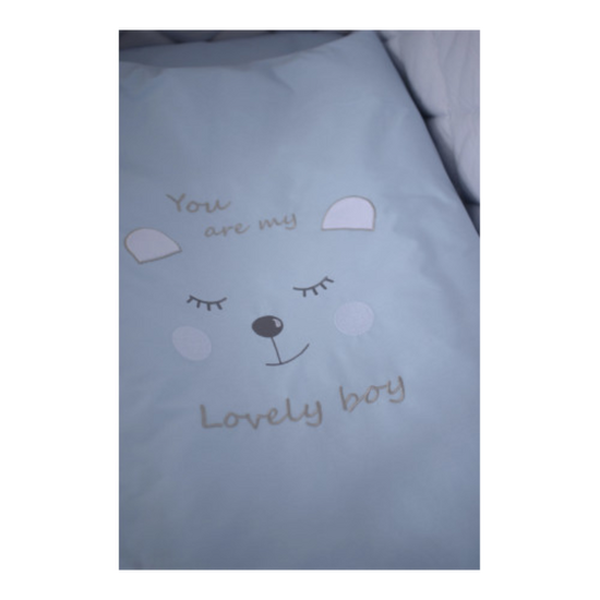 Set de lenjerie de pat pentru copii VERES Lovely Boy New 216.14.1, 6 piese, 3 image