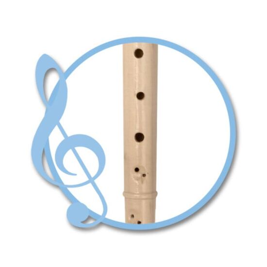 Flaut BONTEMPI, din lemn, 4 image