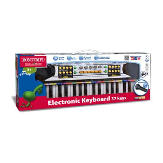 Sintetizator BONTEMPI, electronic, 37 clape, cu microfon, 2 image