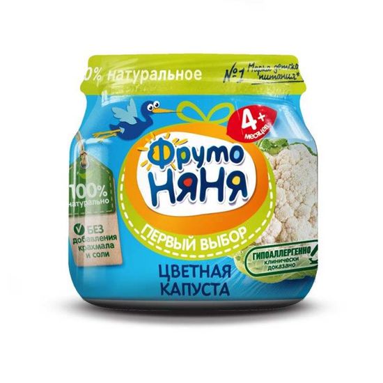 Piure ФРУТОНЯНЯ, din conopida, de la 4 luni, 80 gr