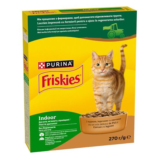 Hrana uscata pentru pisici FRISKIES Indoor 270g, 2 image
