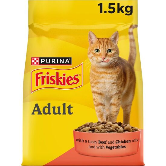 Hrana uscata pentru pisici FRISKIES Adult Pui+ Legume, 1.5kg, 4 image