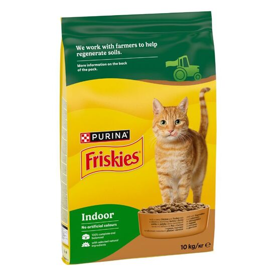 Корм сухой для кошек FRISKIES Indoor Курица+Овощи, 10кг, изображение 2