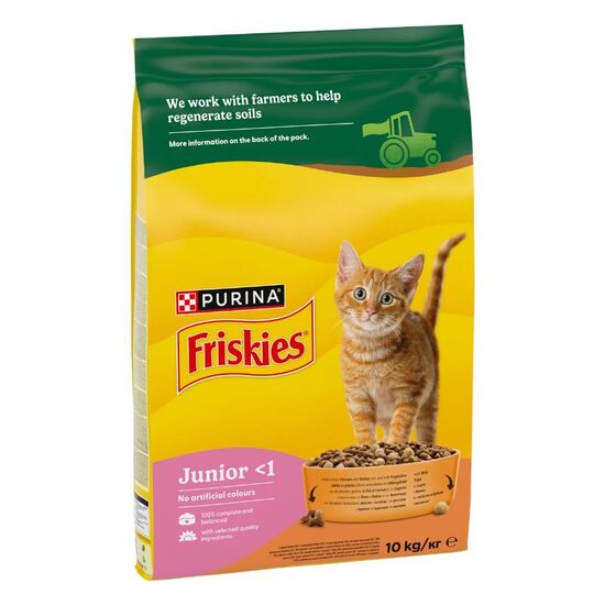Hrana uscata pentru pisoi FRISKIES Junior (pui,lapte,legume), 10 kg, 2 image