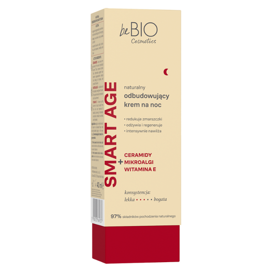Cremă pentru faţă BEBIO Natural Smart Age, restauratoare, de noapte, 40 ml, 2 image