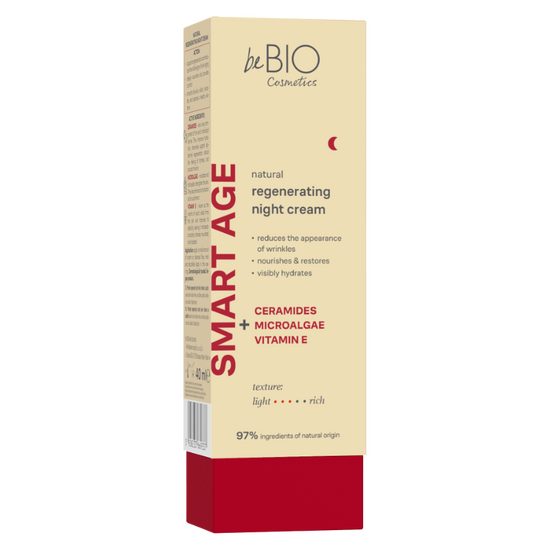 Cremă pentru faţă BEBIO Natural Smart Age, restauratoare, de noapte, 40 ml, 3 image