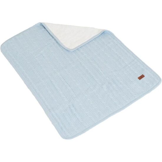 Одеяльце MONI Sherpy Blue, 100x75 см, изображение 3