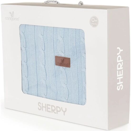 Одеяльце MONI Sherpy Blue, 100x75 см, изображение 4