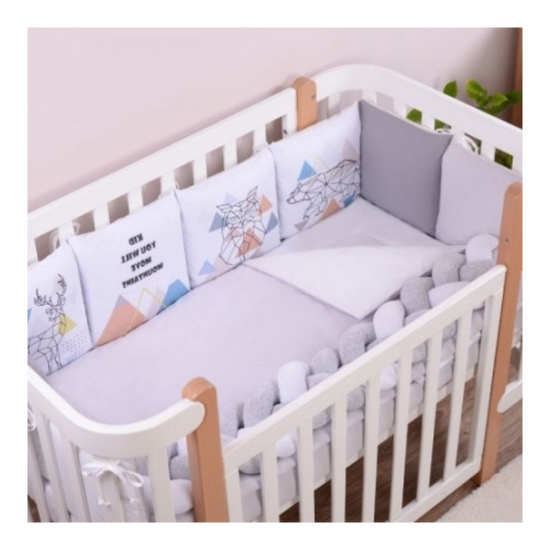 Set de lenjerie de pat pentru copii VERES Scandi grey 220.39, 6 piese, 2 image