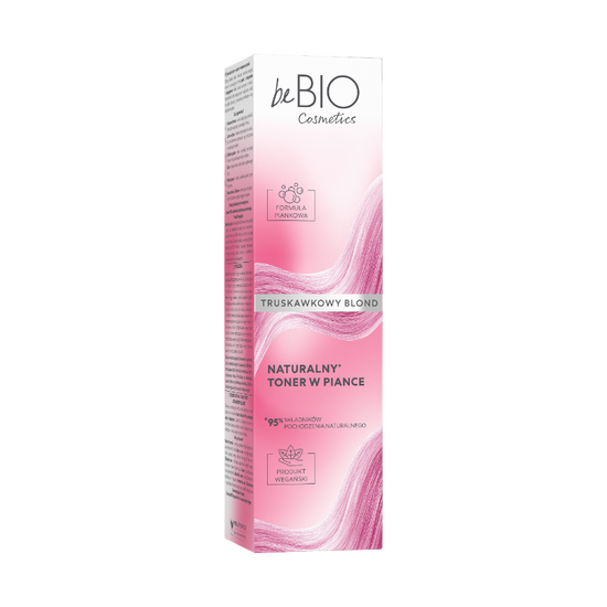 Пенка-тоник для волос BEBIO Natural, клубничный блонд, 150 мл, изображение 2