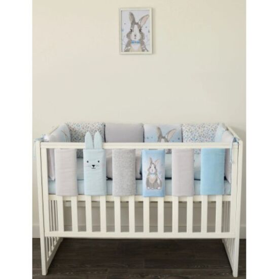 Lenjerie de pat VERES Summer Bunny Blue 217.11, 6 buc., 7 image