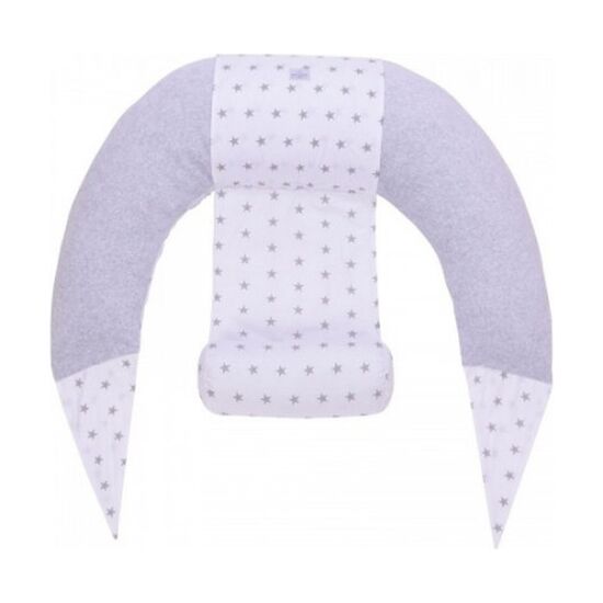 Perna de alaptare VERES Comfort Lux Velour Stars Grey 302.04.2, 200x75 cm, 3 image