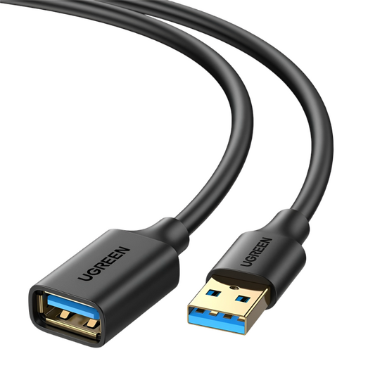 Удлинитель USB UGREEN 3.0 US129, 1,5 м, черный, изображение 2