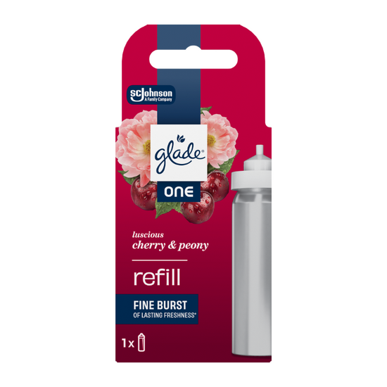 Сменный блок для ароматизатора GLADE ONE Peony&Cherry, 10 мл