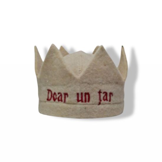 Căciulă tematică WOODENLANDIA "Doar un țar", pentru saună, din pâslă naturală
