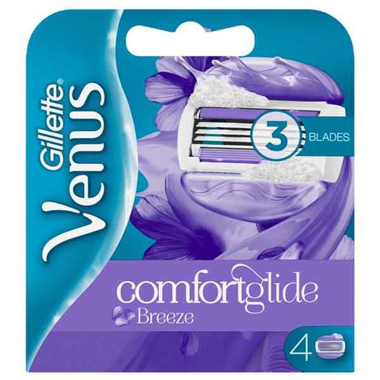 Кассеты GILLETTE VENUS BREEZE 3 лезвия, 4 шт, изображение 2