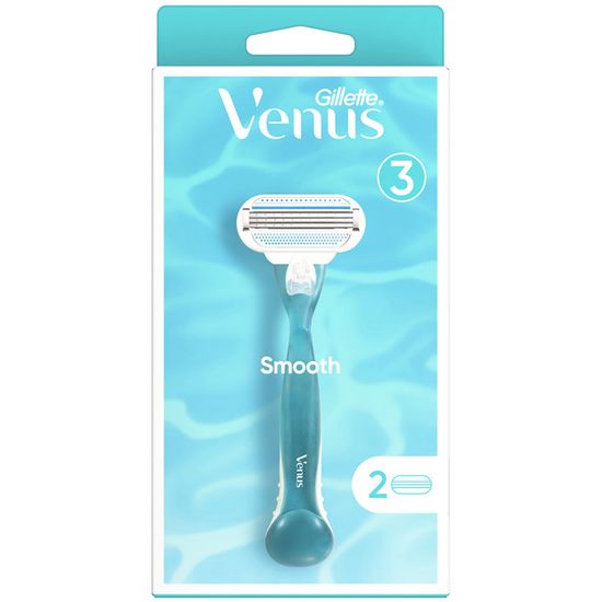 Станок GILLETTE VENUS 3 лезвия, +2 кассеты, 1 шт, изображение 2