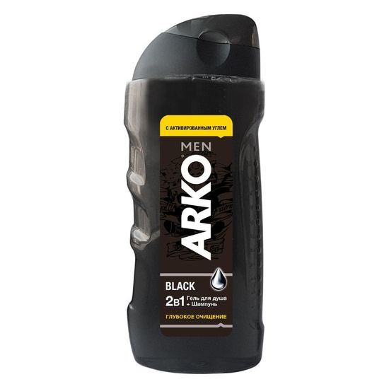 Gel de dus 2in1 ARKO MEN Black, 260 ml, 2 image