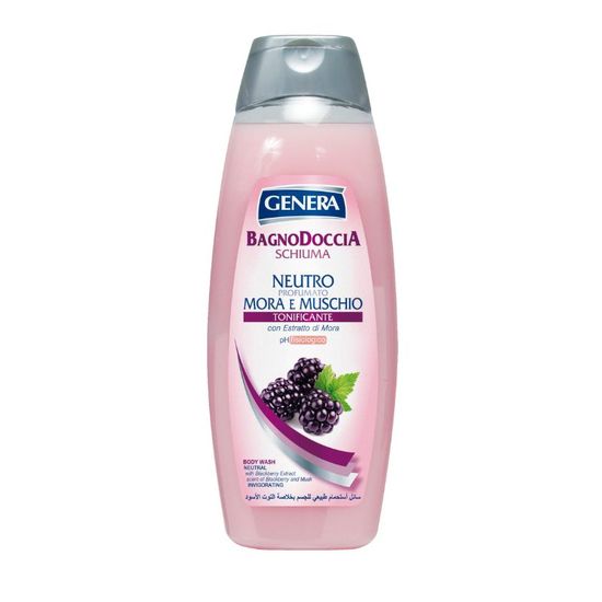 Gel de dus GENERA neutru, mure si mosc 1000 ml, 2 image