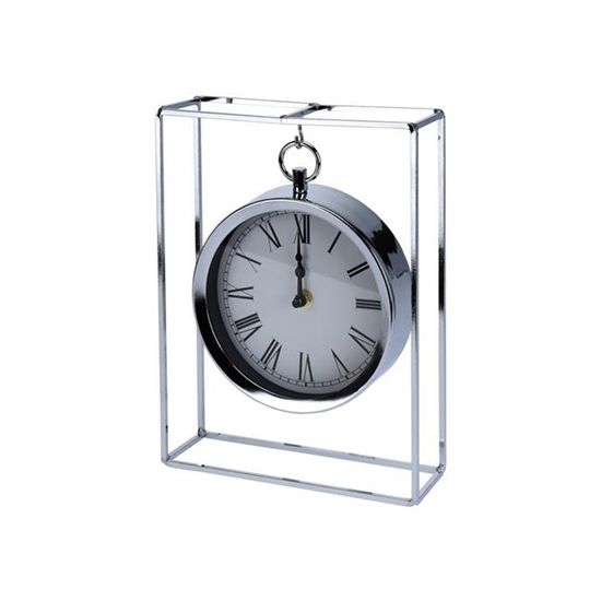 Ceas de masa "Suspendabil", metal suriu, 2 image