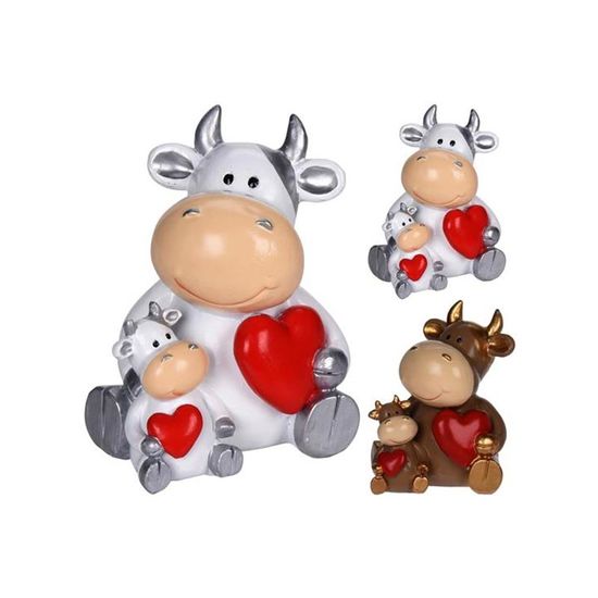Suvenir "Tauras cu inima", ceramica, 2 culori