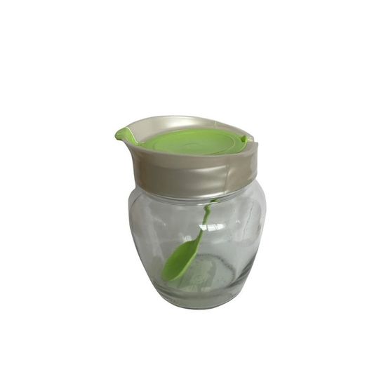 Банка с крышкой и ложкой EVERGLASS, 550 ml, изображение 2
