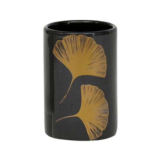 Pahar pentru periute de dinti TENDANCE Gingko, piatra, 2 image