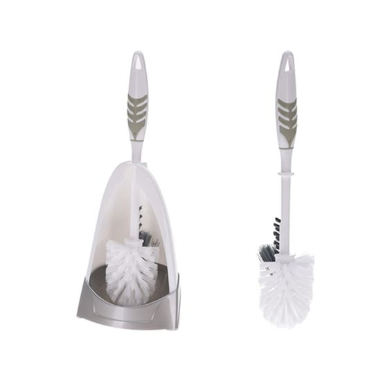 Щетка WC c подставкой угловой BATHROOM SOLUTIONS, пластик, 36 см, изображение 2