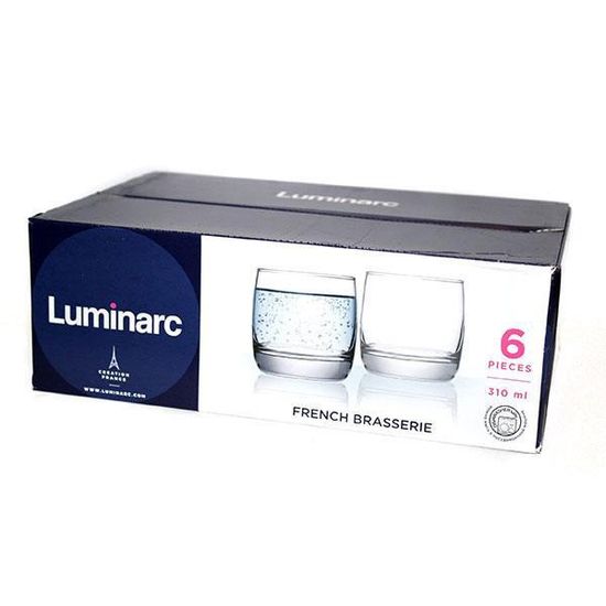 Набор стаканов LUMINARC French Brasserie, 310 мл, 6 шт, изображение 4
