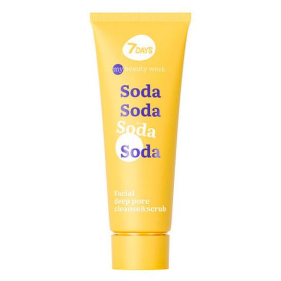 Скраб для лица 7DAYS SODA, глубоко очищающий, 80мл