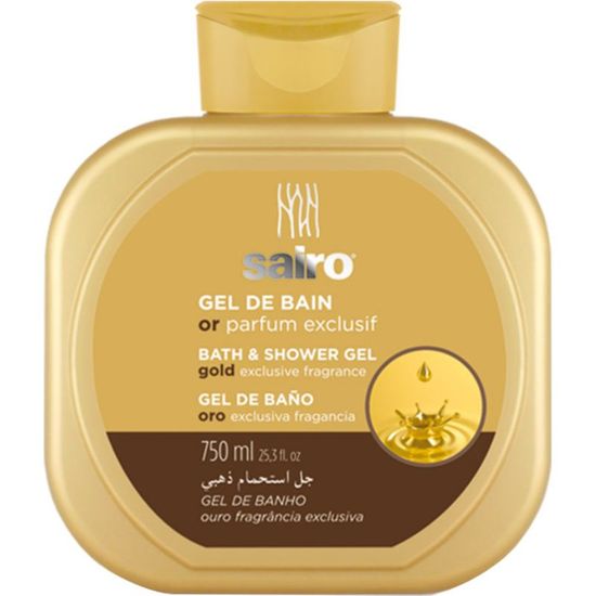 Gel de dus si baie Sairo Gold Exclusive Fragrance 750 ml, 2 image