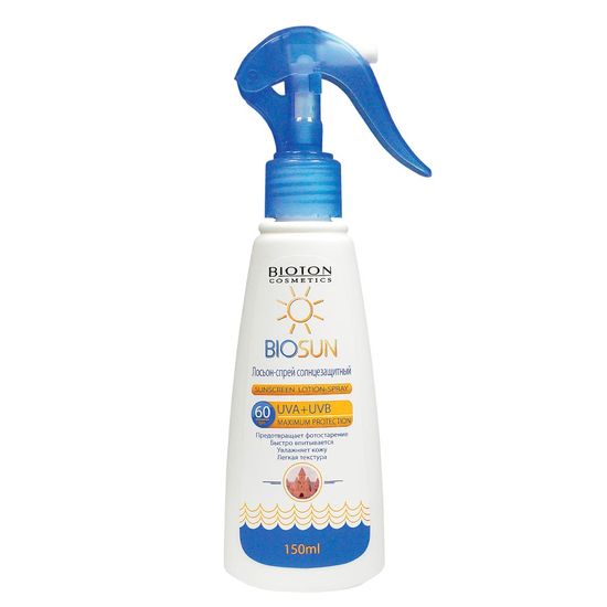 Lotiune-spray protector BIOSUN SPF60, 150 ml, 2 image
