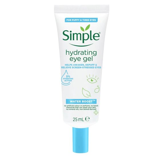 Gel SIMPLE Water boost, pentru zona din jurul ochilor, hidratant, 25 ml, 2 image