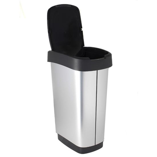 Cos pentru gunoi KIS, cu capac batant, H​33 cm, 10 l, 2 image