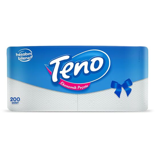 Салфетки TENO, 1 слой, кухонные, 200 штук, изображение 2