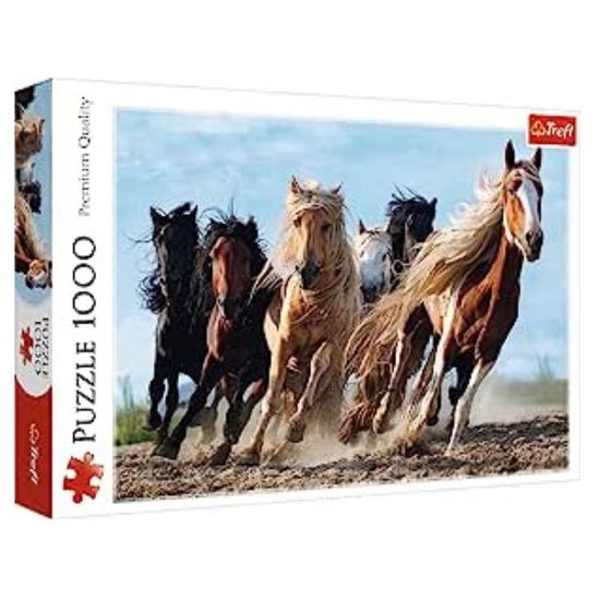 Puzzle TREFL  Galopping horses, 12+, 1000 piese