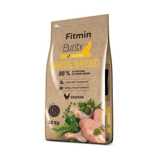 Корм для кошек FITMIN Cat Purity Large Breed, 10 кг