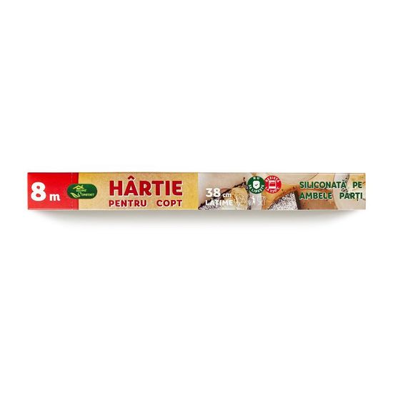Hartie pentru copt HOME COMFORT, siliconata, 8m*38cm