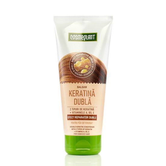 Balsam pentru par COSMEPLANT, Keratina dubla, 200 ml