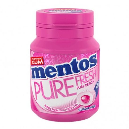Guma de mestecat MENTOS Pure Bubble Frеsh, 60 g