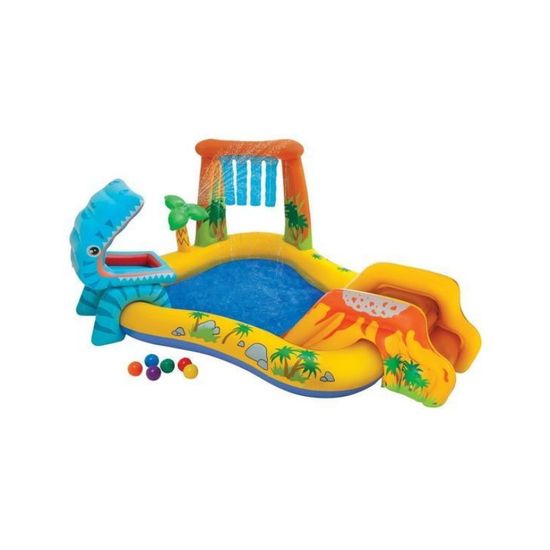 Детский надувной центр INTEX DINO, 249x191x109 см, 3+