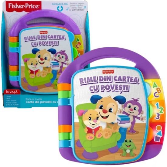Музыкальная книжечка FISHER-PRICE, Со стишками, На рум. языке, изображение 2