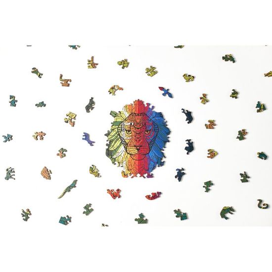 Joc de logica PIECEZZ PUZZLE Lion, 250 piese, 2 image