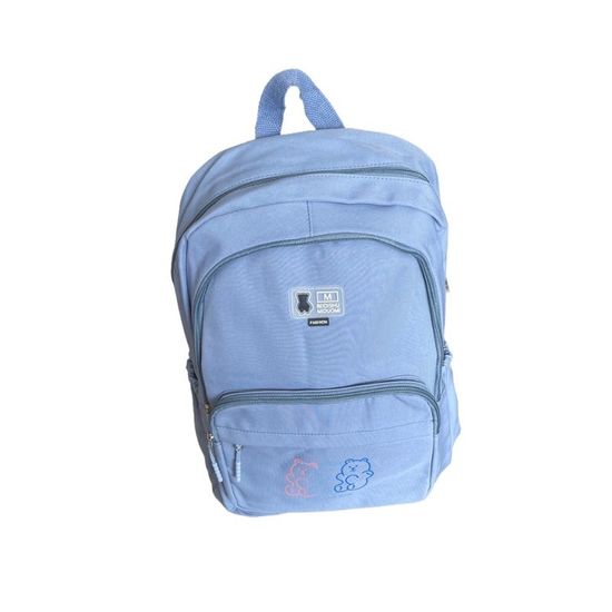 Рюкзак PIGEON Р420 с медведями, синий, тканевый, 45x30x10 cм, изображение 2