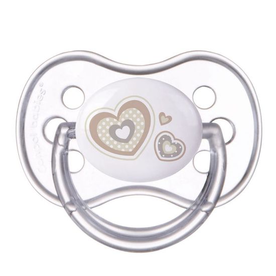 Пустышка CANPOL 22/580 "Newborn baby", силиконовая, симетричная, 0-6 мес, изображение 3